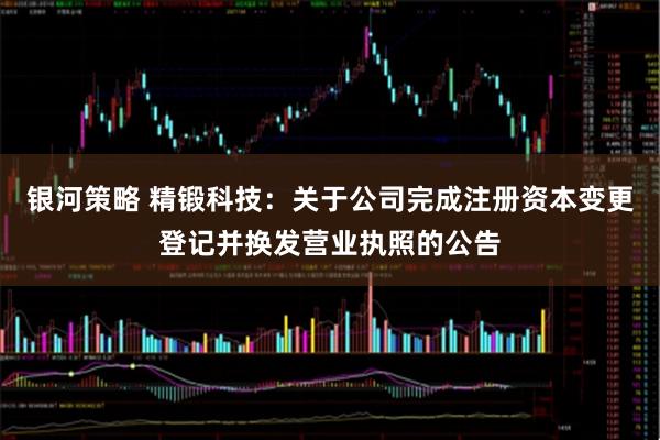 银河策略 精锻科技：关于公司完成注册资本变更登记并换发营业执照的公告